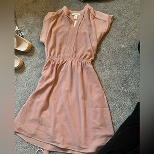 Pink casual dress- great for work!